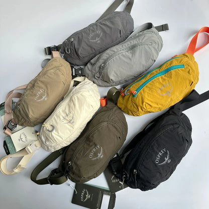 OSPREY Ultra-Lightweight Waterproof Waist Bag – Portable Compression Crossbody for Outdoor Sports & Hiking