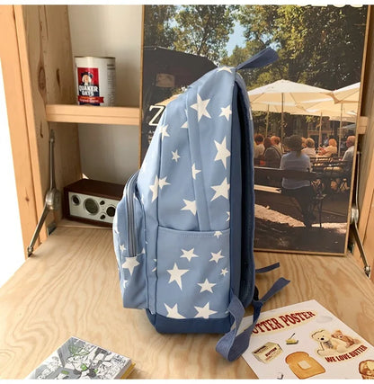 Star Laptop Backpack 17 Inch | Cute Travel & College Bag for Women, Men, Students, Back to School Bookbag