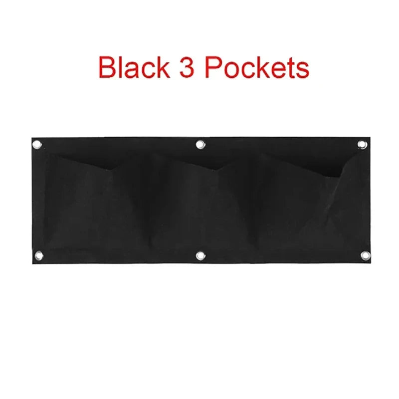 Wall Hanging Planting Bag – Multi-Pocket Vertical Garden Planter for Vegetables, Flowers, and Bonsai