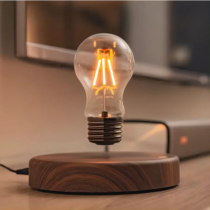 Magnetic Levitation Lamp – Floating LED Bulb Glass Light for Home Office Desk Decor & Birthday Gift