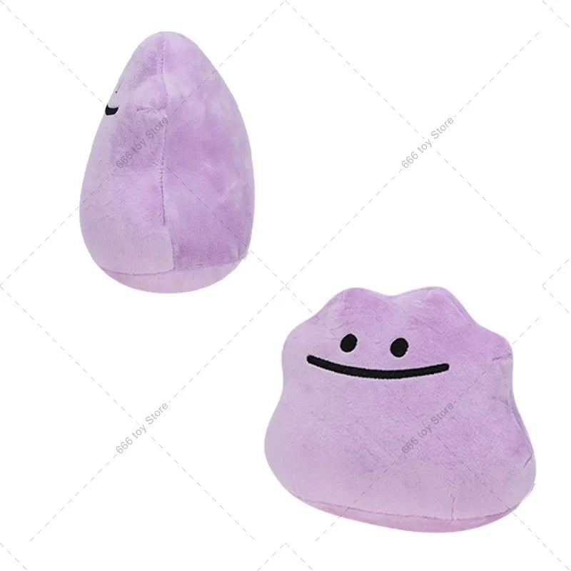 3 Styles Anime Pokémon Plush Dolls – Ditto, Cos, Gengar Stuffed Toys for Kids Birthday Gifts