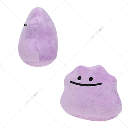 3 Styles Anime Pokémon Plush Dolls – Ditto, Cos, Gengar Stuffed Toys for Kids Birthday Gifts