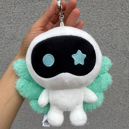 Korea Wootteo Plush Toy – Kawaii Astronaut Wings Stuffed Doll Keychain for Backpack, JIN Design, Fan Gift