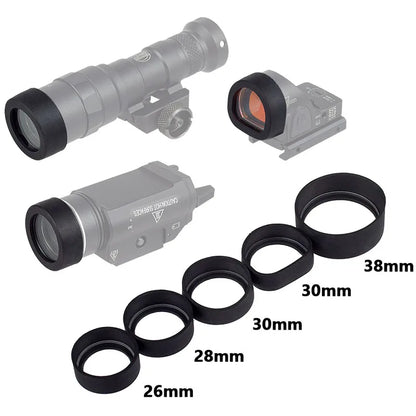 Tactical Weapon Light Protector for M300, M600, X300 & X300V – LED Flashlight AD Lens Guard (26–38MM)