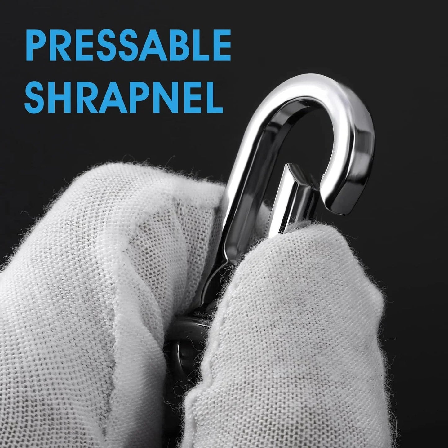 4Pcs Metal Carabiner Clip Keychain – Key Ring Hook Holder Organizer for Car Keys