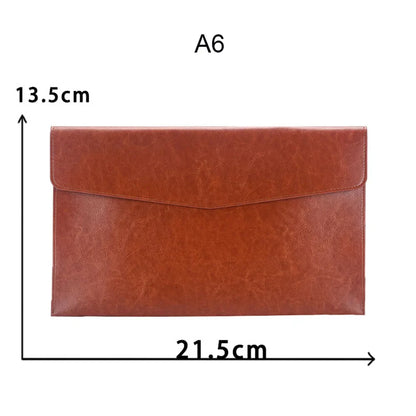 Leather Document Organizer – File Folder, Passport & Card Holder, School & Contract File Bag