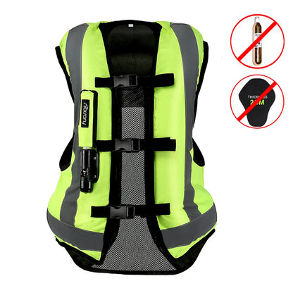 Motorcycle Airbag Vest for Men – Reflective Life Jacket, Protective Moto Vest for Motocross, S-3XL Size
