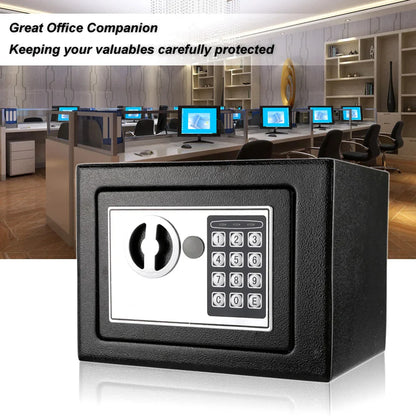 Electronic Digital Keypad Lock Safe – All Steel Security Box for Home & Office