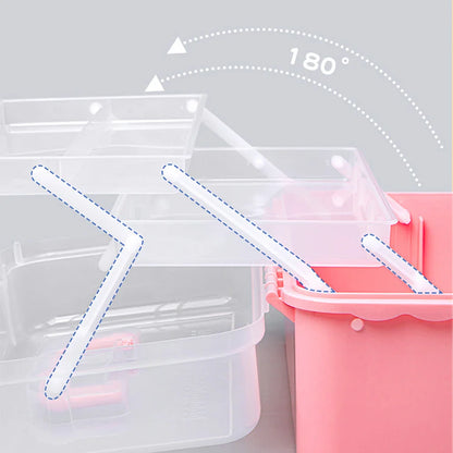 Diamond Art Organizer Suitcase Kit – Kawaii Bead Box and Painting Storage Pouches for DIY Accessories