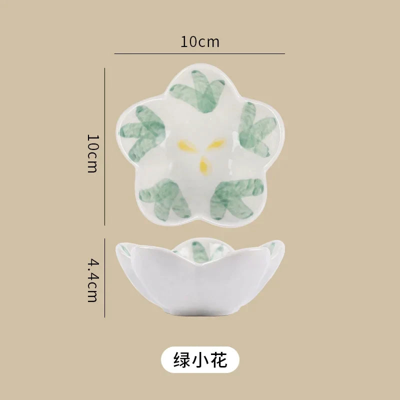 Ceramic Cute Cloud Dipping Sauce Dish — Hot Pot Seasoning Bowl, Soy Vinegar Plate, Salad & Dessert Tableware for Kitchen