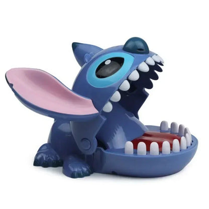 Disney Stitch Bite Finger Figures - Anime Dentist Push Teeth Game, Funny Toy Model for Kids, Baby Birthday Gift