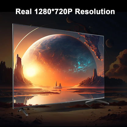 Transpeed 4K Projector with Android 11, Dual Wifi6, and BT5.0 - 200 ANSI Allwinner H713, 1080P HD 1280x720P, Portable Home and Outdoor Cinema Projector