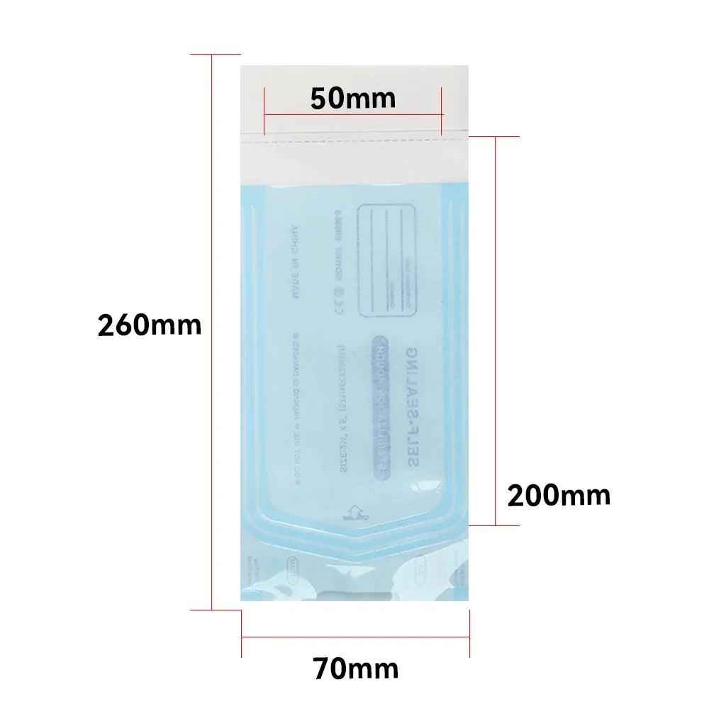 MAMBA Disposable Self-Sealing Sterilization Pouches – 10/20PCS Self-Adhesive Clean Bags for Tattoo Supplies