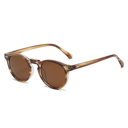 Retro Polarized Sunglasses — Small Round Vintage Shades for Men & Women