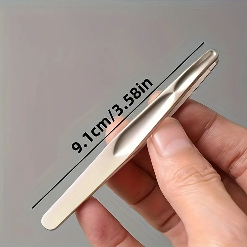 Premium Round Head Tweezers - Precision Eyebrow, Facial Hair & Beard Removal Tool