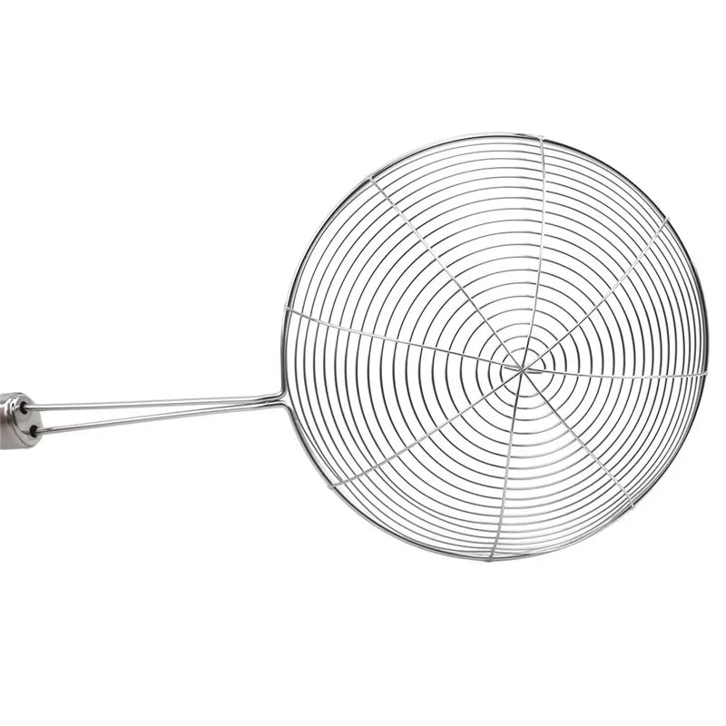 3-Size Stainless Steel Colander Set – Household Noodle, Dumpling, Hot Pot Strainers with Pearl Line Drain
