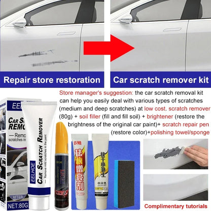 Car Scratch Remover - Auto Swirl Remover, Scratch Repair Polishing Tools, Body Grinding Compound, Anti-Scratch Wax Care