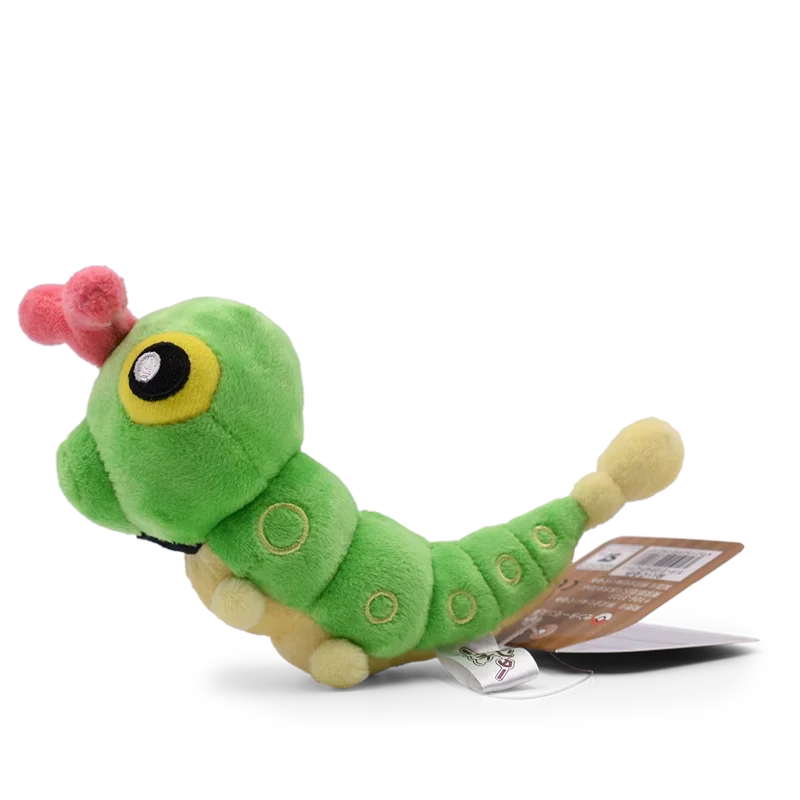 Caterpillar Green Plush Toy – 5-Inch Stuffed Animal, Kids Birthday Gift, Boys & Girls Decor