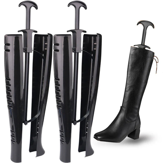 Boots Stand Holder with Handle – Anti-Crease Boot Shaper & Toe Support for Women’s Long Boots