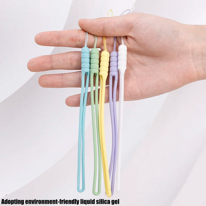 5/1PCS Silicone Phone Strap – Portable Hand Wrist Lanyard Chain for iPhone, Xiaomi, Samsung – Universal Anti-Lost Ropes