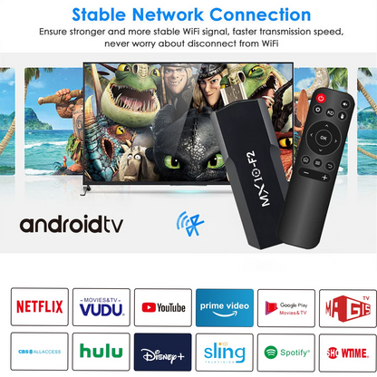 MX10 F2 TV Stick - 1GB RAM, 8GB Storage, Android 2024, 4K EU Android TV Box
