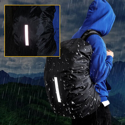 Reflective Waterproof Backpack Rain Cover 20-100L – Outdoor Safety Cover for Night Cycling, Hiking & Camping