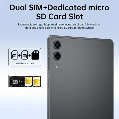 2026 Pad 7s Pro 10.1" Android Tablet – 16GB+1TB, 10000mAh, 5G WiFi Dual SIM, Global Version Kids PC