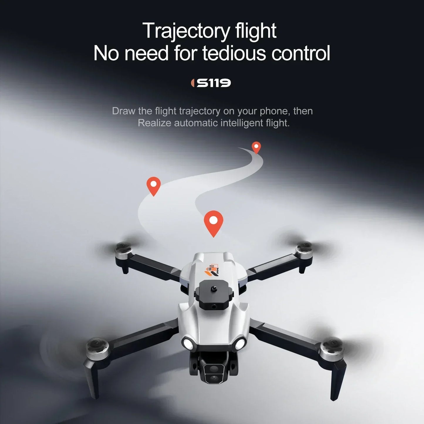 New S119 Mini Drone – 8K Dual Camera, 5G WIFI, Smart Obstacle Avoidance, FPV, Brushless Motor RC Quadcopter