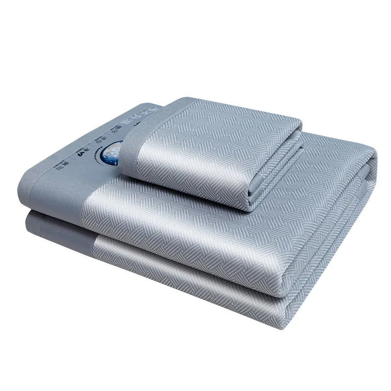 Cooling Bed Mat for Summer - Breathable Non-Slip Foldable Sleeping Pad with Pillowcase for Home
