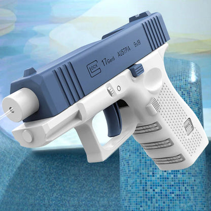 Mini Water Gun for Kids – Interactive Summer Toy with Continuous Fire & Linkage Rear Seat Water Spray