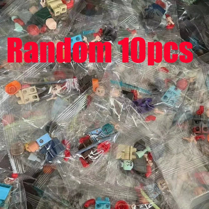 Mini Military Action Figures Building Blocks Set - 10/20/50PCS Police Army Soldier Toys for Kids, Educational Gift