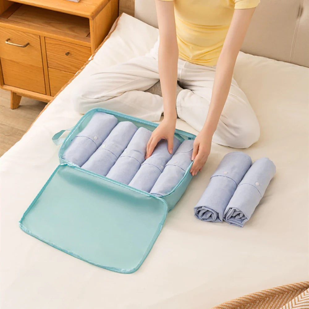 3pcs Travel Packing Bag Set | Compressible Waterproof Nylon Organizer for Suitcase, Luggage, Portable