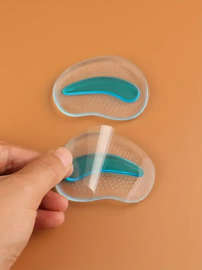 New Forefoot Pads for Sandals & High Heels – Silicone GEL Invisible Half-Size, Non-Slip Self-Adhesive Pads