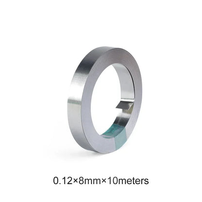 10m Roll 18650 Li-ion Battery Nickel-Plated Strip – 0.1-0.2mm Spot Welder Connector Steel Belt