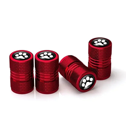 4 Pcs Crown Dice Car Wheel Tire Valve Caps - Universal Tyre Rim Stem Covers | Air Dust & Waterproof | Bling Accessories for Car & Motorcycle