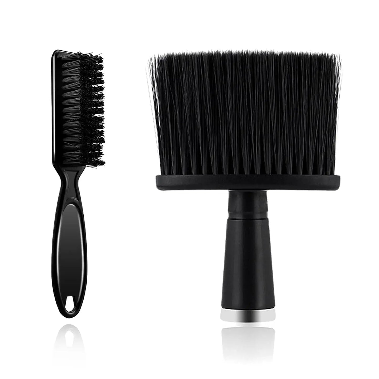 2/3-Piece Neck Dust Collector Brush Set – Hairdresser Salon Cleaning Brush for Blades & Hair Removal