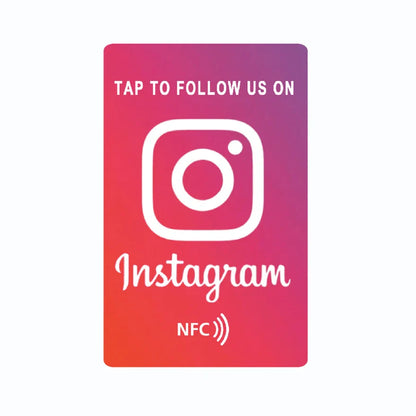 Universal NFC Google Review Cards – Instagram & Facebook Tap-to-URL Social Business Cards for Android & iPhone