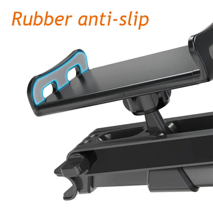 Universal Car Back Seat Headrest Mount Holder: 360 Rotation for iPad Air 4-11 Inch & Mini Tablet PC - Auto Phone Stand