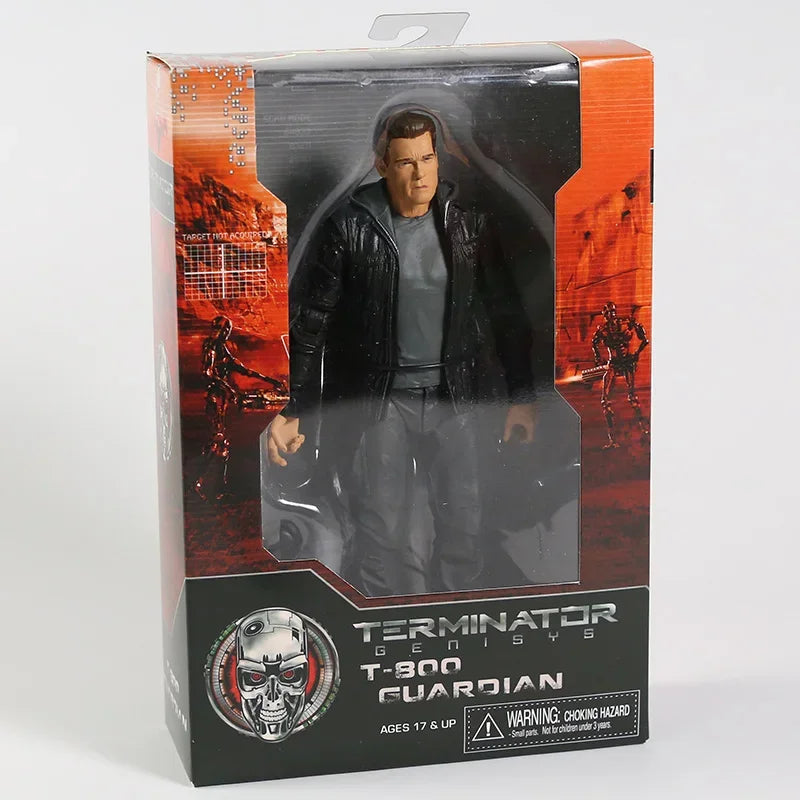 NECA Terminator 2 T-800 Arnold Schwarzenegger PVC Action Figure - 7" 18cm Collectible Model Toy