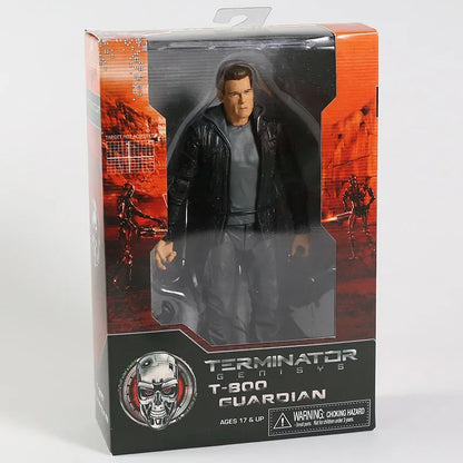 NECA Terminator 2 T-800 Arnold Schwarzenegger PVC Action Figure - 7" 18cm Collectible Model Toy