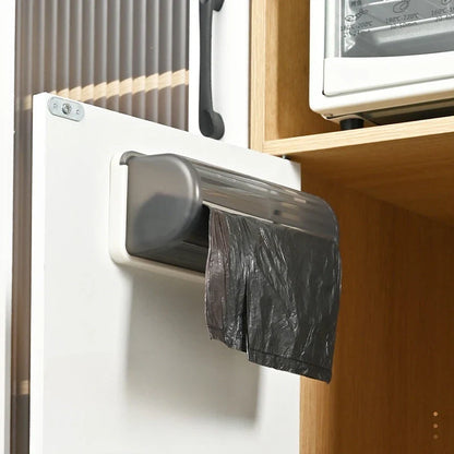 Wall-Mounted Trash Bag Storage Box – Plastic Garbage Bag Dispenser for Kitchen, Bathroom, and Home Organization
