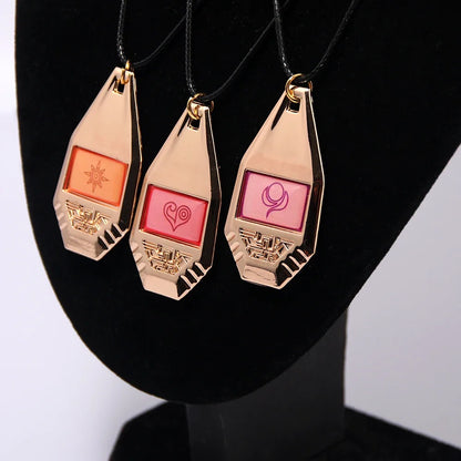 Anime Digimon Adventure Necklace - Metal Evolver Pendant Unisex Cosplay Jewelry Gift Accessory