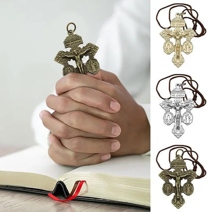 Vintage Cross Zinc Alloy Pendants - Fashion Charms for DIY Bracelets, Necklaces, Jewelry Making and Crafting Accessories