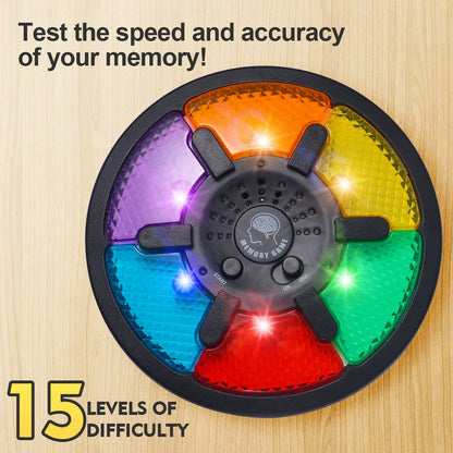 Handheld Electronic Memory Game Machine – Interactive Puzzle Toy with Light and Sound – Memory Training Game