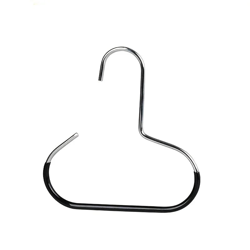 5PCS Manganese Steel Round Hooks — Strong Multi-Purpose Hangers for Hats, Ties, Scarves & Bags