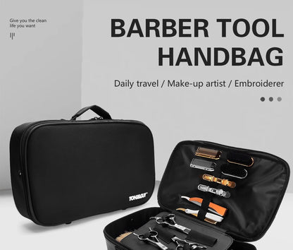 Salon Barber Tool Storage Bag — Portable Scissor & Makeup Case for Beauty and Hair Product Organization