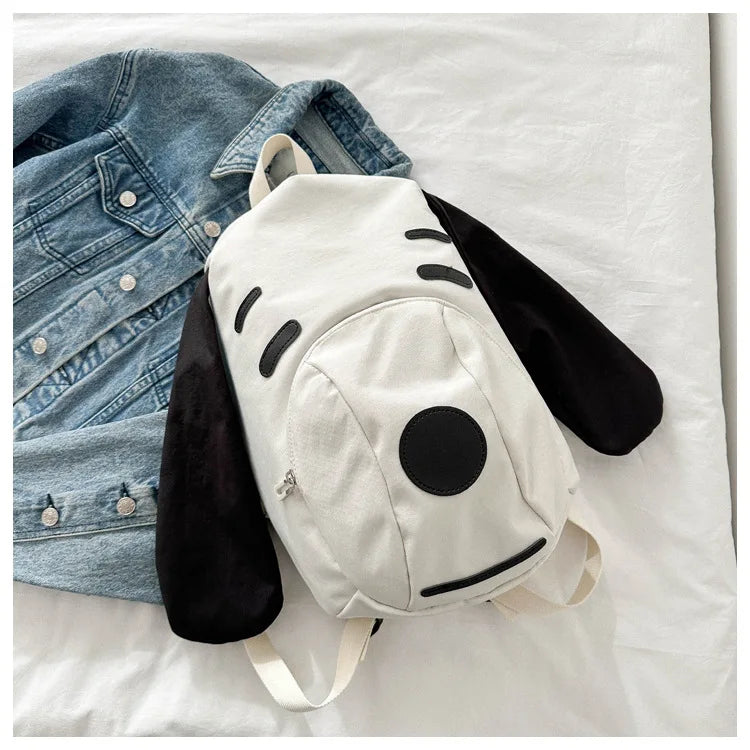 Cute Anime Snoopy Backpack — Large Capacity Oxford Cloth Student Travel Casual Bag