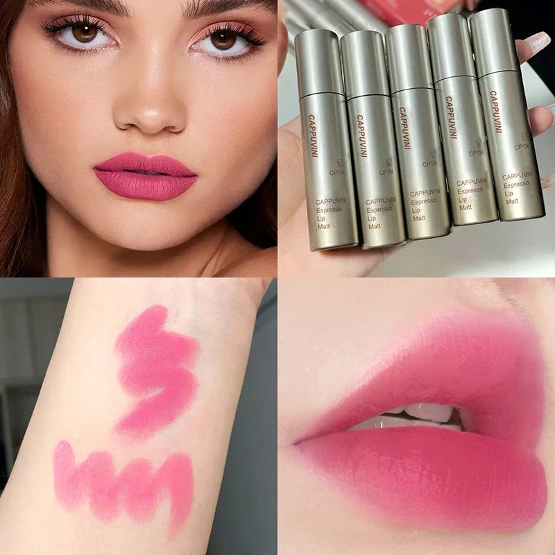 Velvet Matte Lip Gloss - Waterproof Smudge-Proof Non-Stick Liquid Lipstick