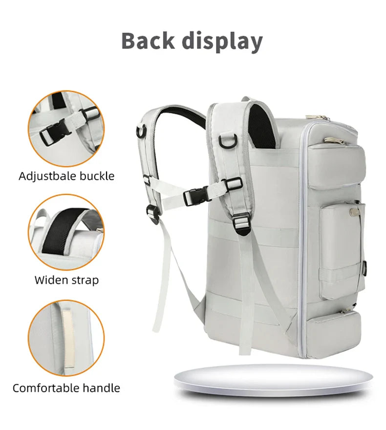 Large Capacity Gym Bag – Travel Backpack with Wet/Dry Separation, Shoulder Bags for Yoga, Fitness & Outdoor Sports