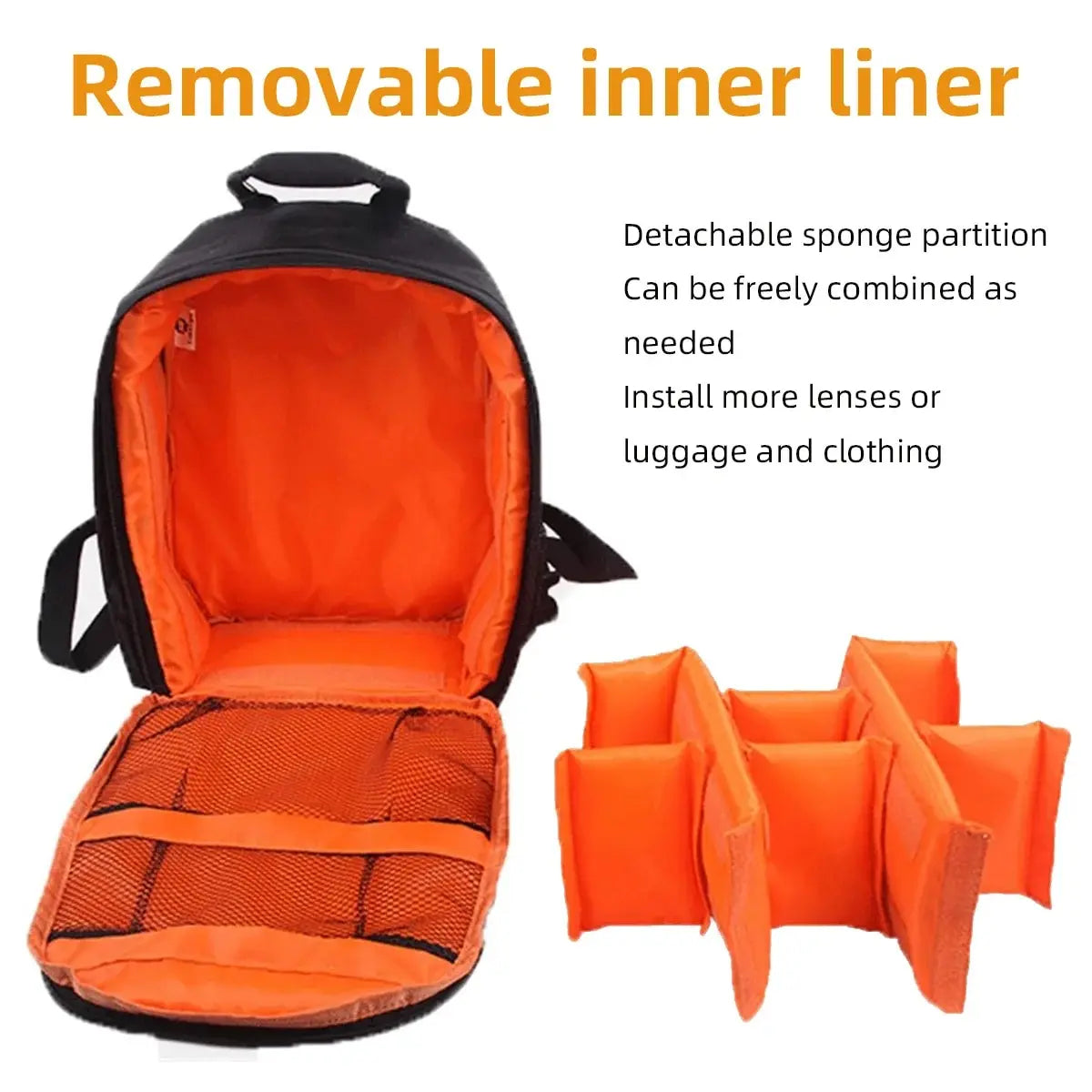 Multi-Functional Camera Bag - Lightweight, Waterproof Backpack for Nikon and Canon, Digital Lens, Outdoor Photography, Large Capacity